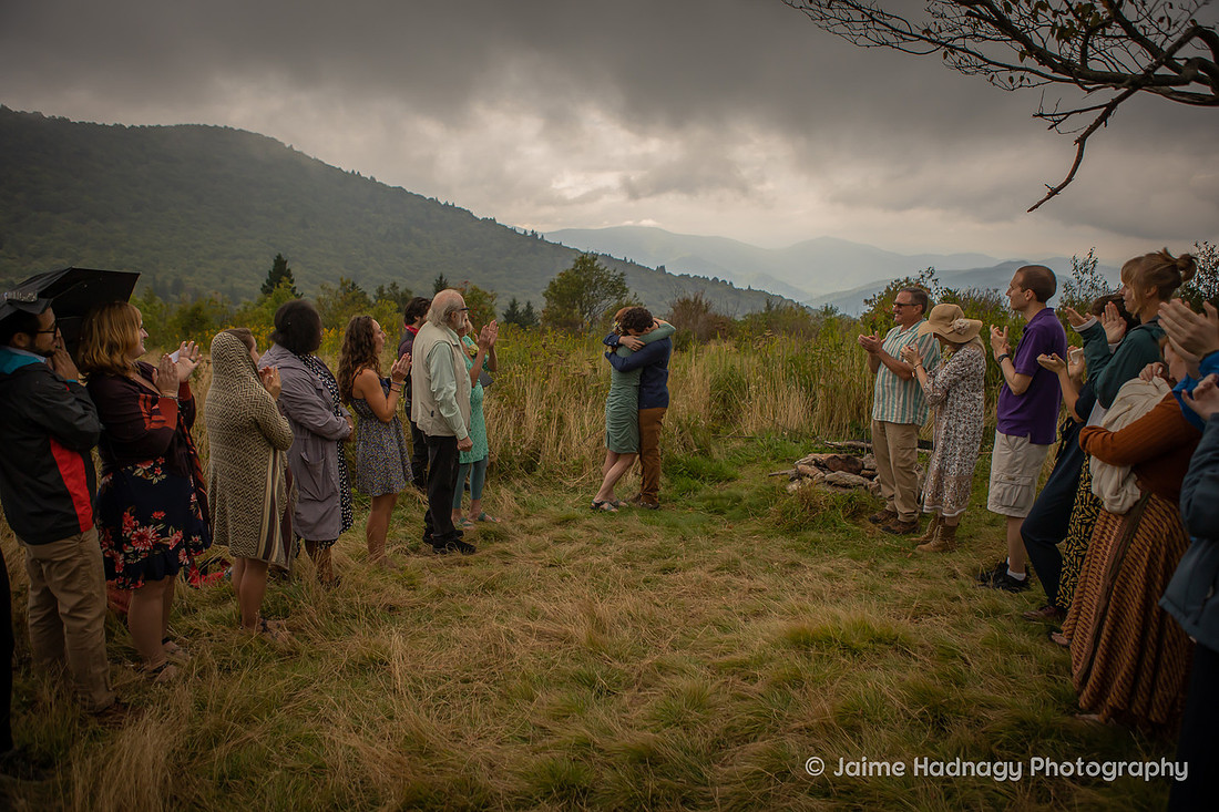 Beautiful Mountain Micro Wedding | Asheville Adventure Elopement Photographer