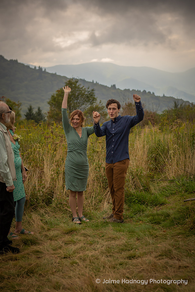 Beautiful Mountain Micro Wedding | Asheville Adventure Elopement Photographer