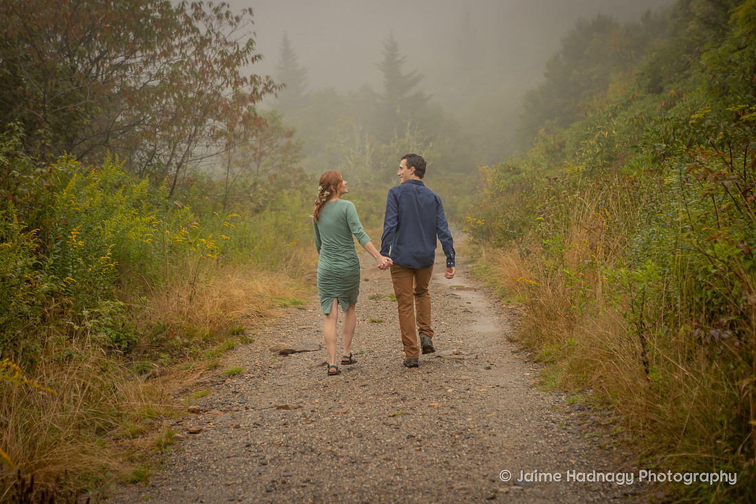 Rainy Adventure Elopement | Asheville Micro Wedding Photographer
