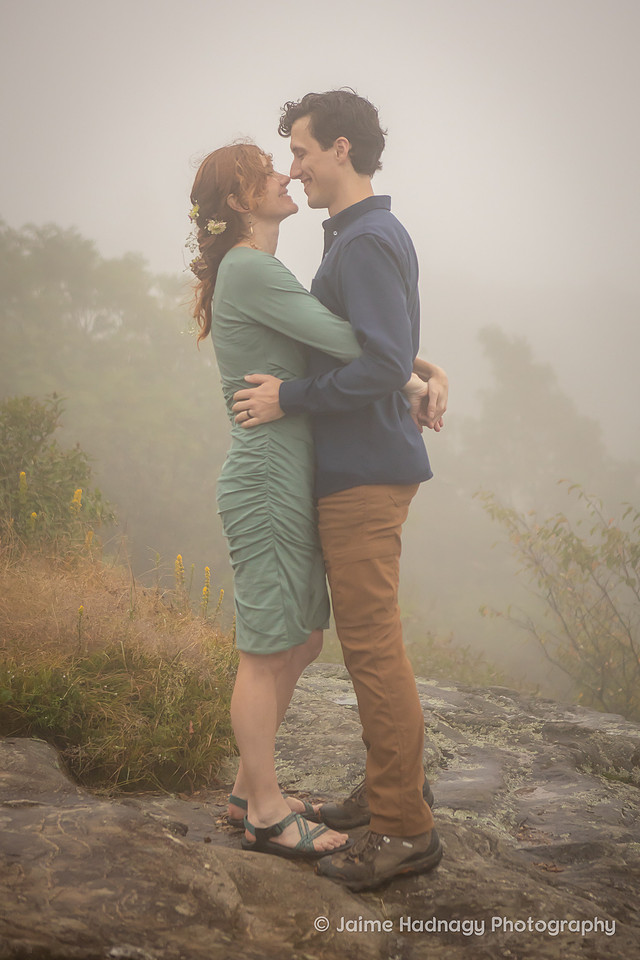 Hiking Adventure Wedding Photographer Asheville Black Balsam