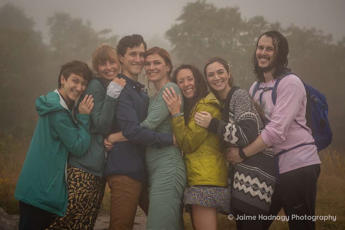 Hiking Adventure Wedding Photographer Asheville Black Balsam
