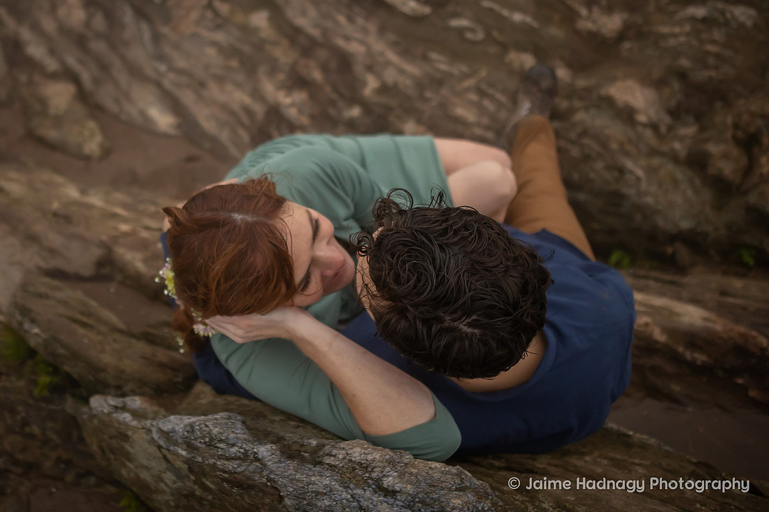 Foggy Wedding Photos on Black Balsam | Asheville Nature Elopement Photographer