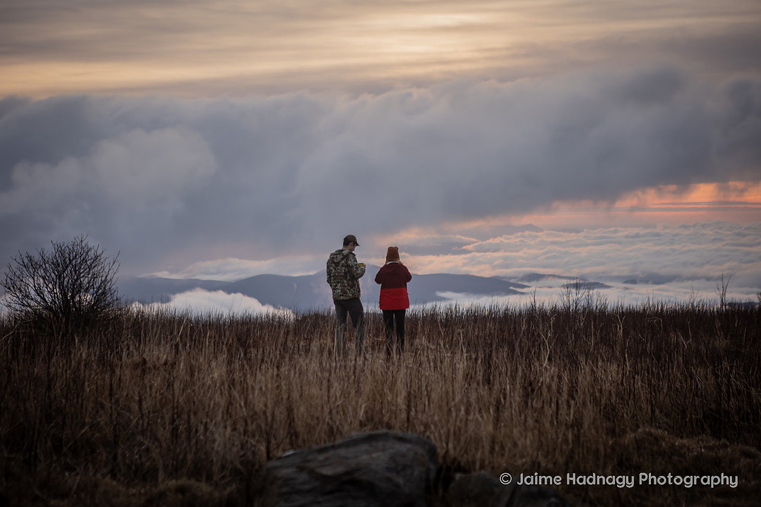 Surprise Proposal Camping in the Mountains