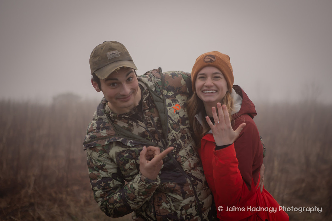 Proposing to your girlfriend on a camping trip | Asheville Proposal Photographer