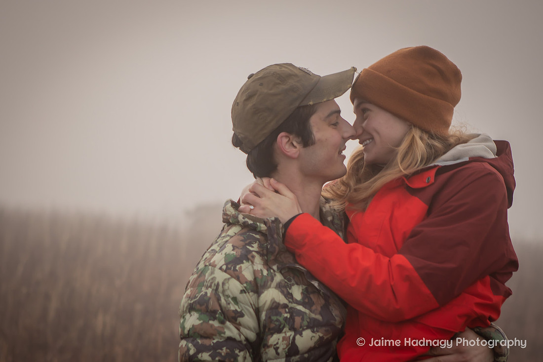 Proposing to your girlfriend on a camping trip | Asheville Proposal Photographer