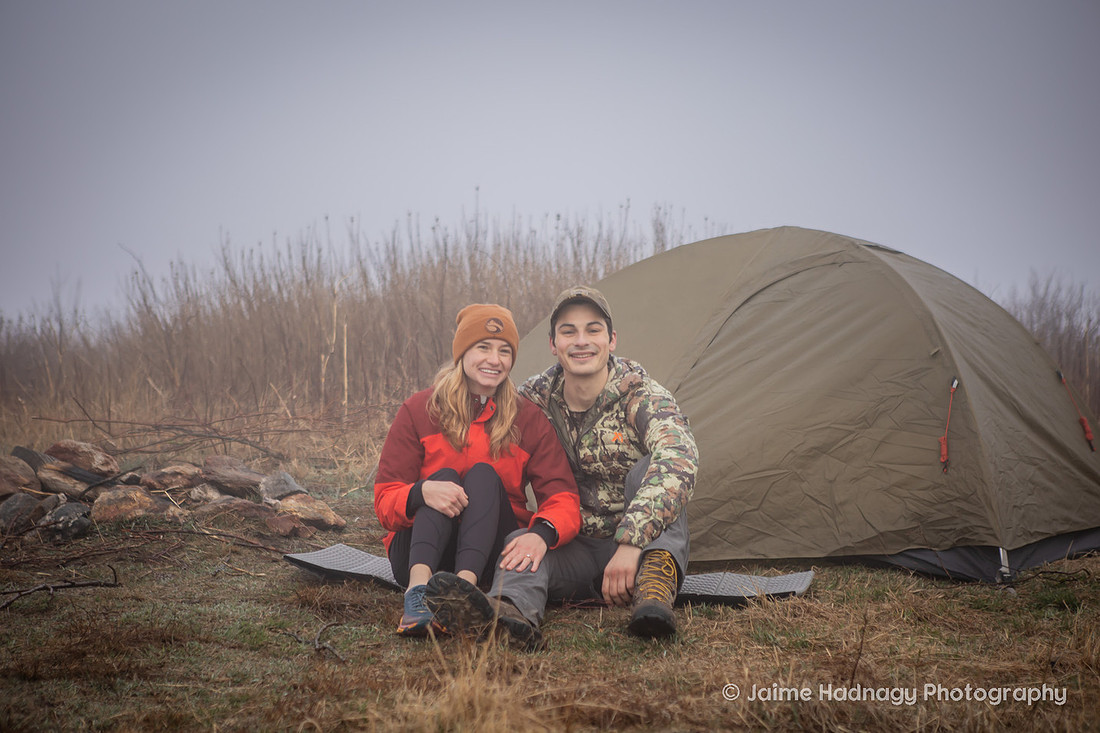 Couple Camping