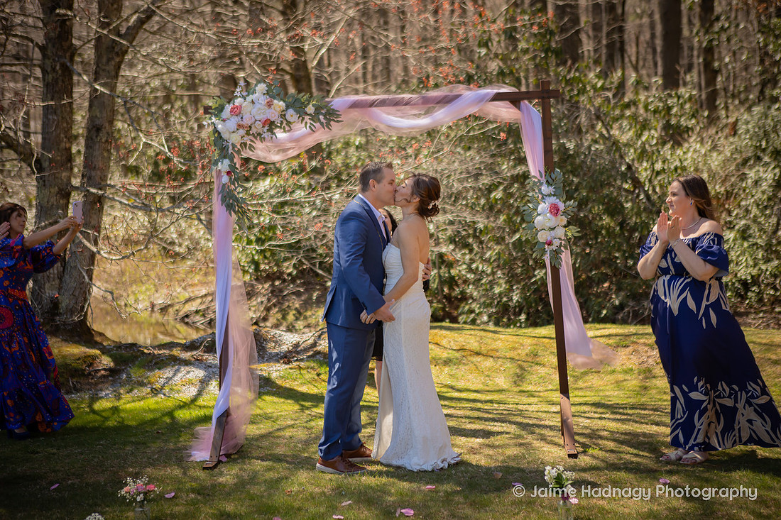 Outdoor Wedding Ceremony with Lasso | Asheville Elopement Photographer