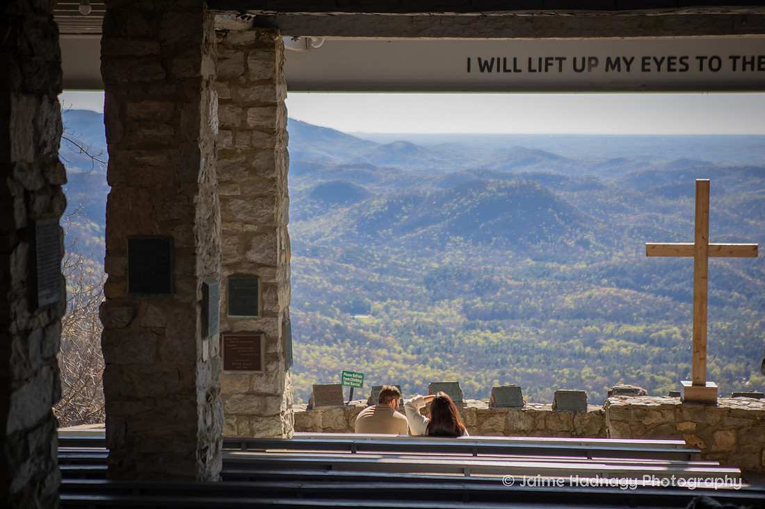 Proposal at Pretty Place | WNC Photogapher