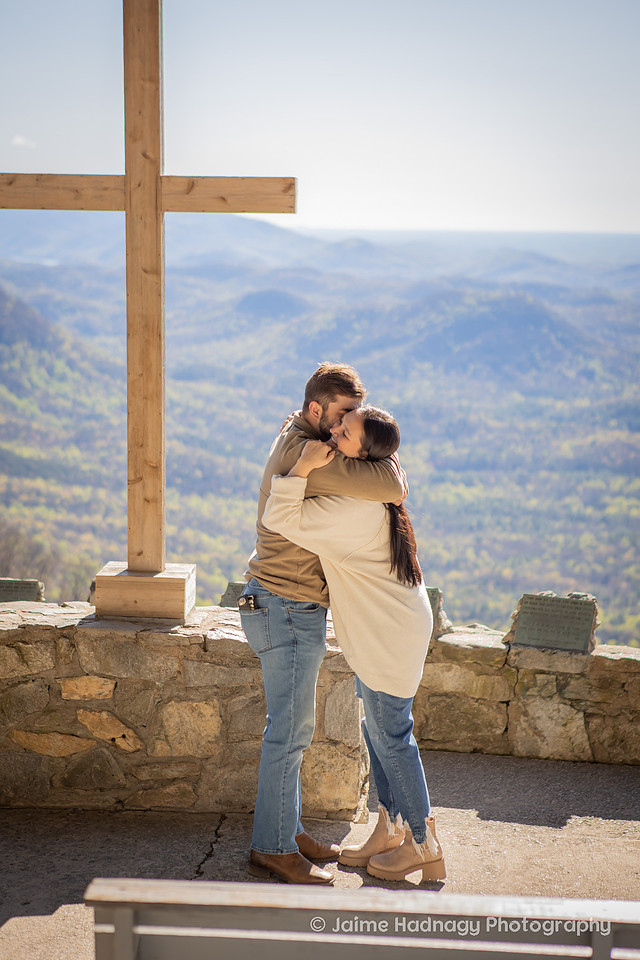 Proposal at Pretty Place | WNC Photogapher
