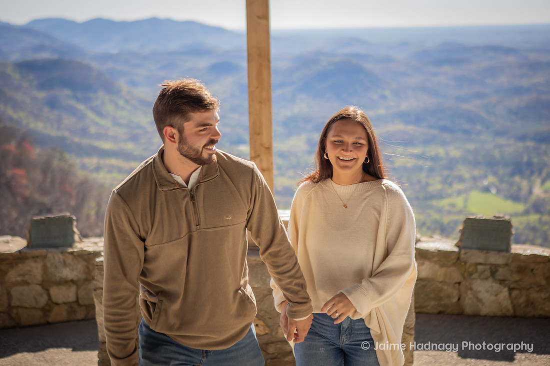 Proposal at Pretty Place | WNC Photogapher