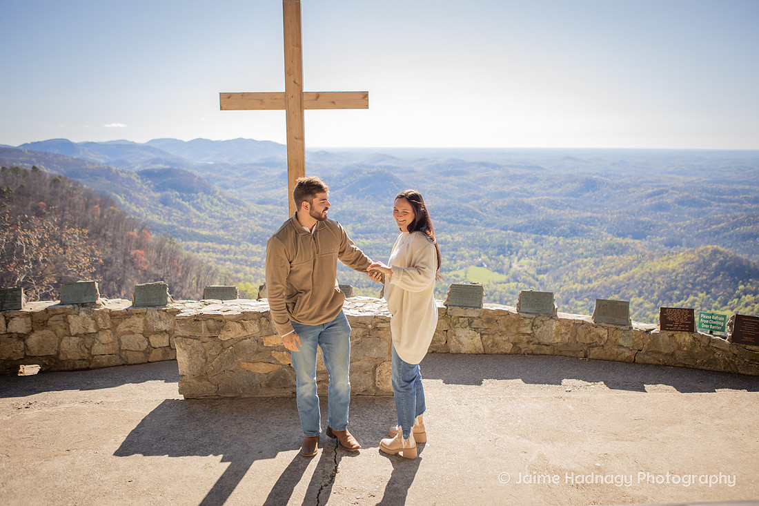 Proposal at Pretty Place | WNC Photogapher