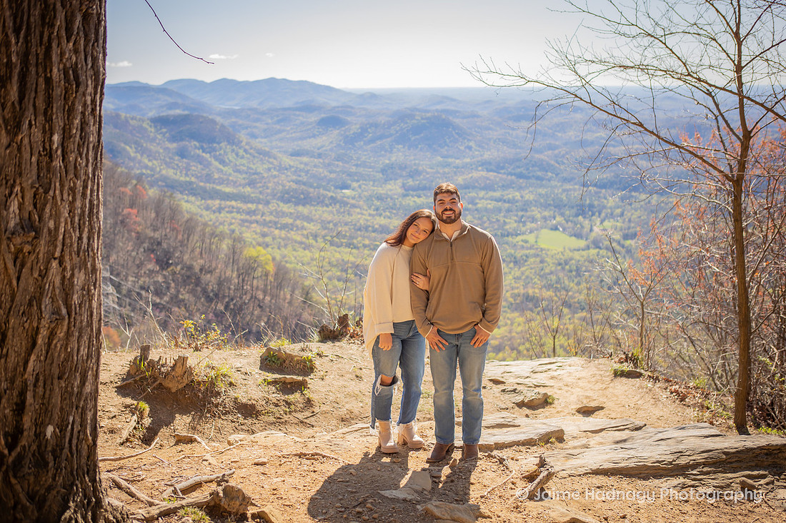 Proposal at Pretty Place | WNC Photogapher