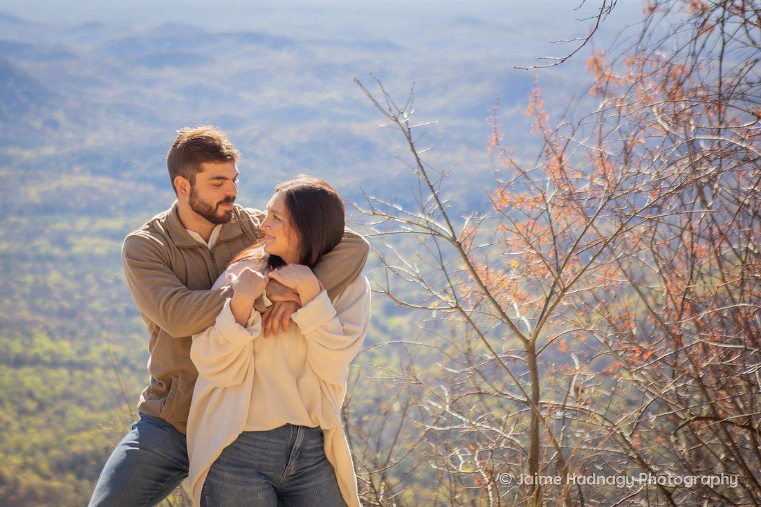 Proposal at Pretty Place | WNC Photogapher