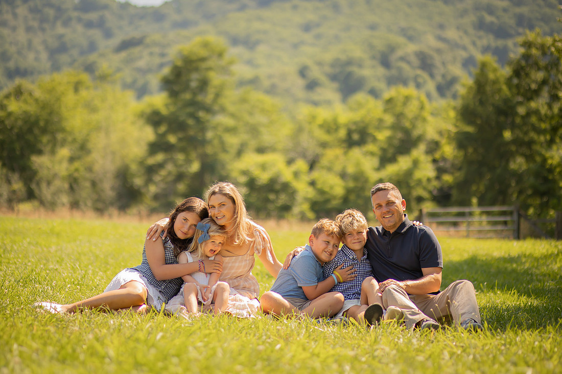 Outdoor Family Photoshoot in Western North Carolina