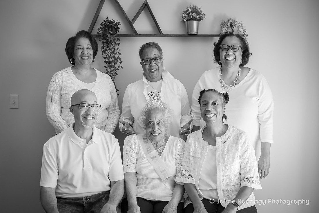 90th Birthday Family Photoshoot Indoors and Outdoors | Asheville Family Photographer