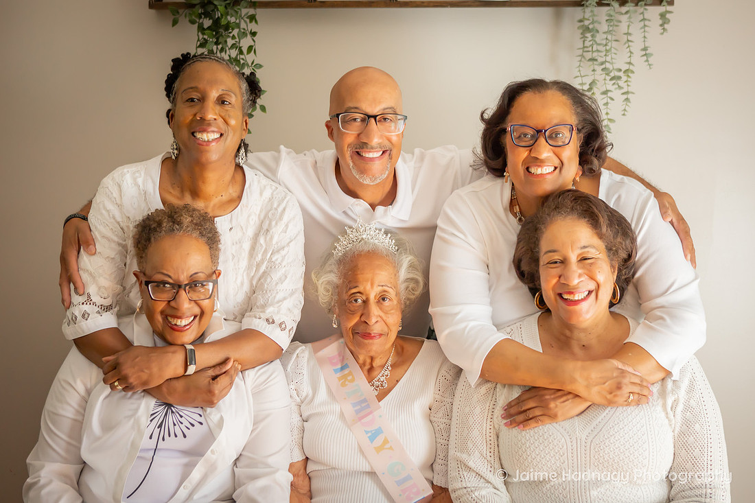 90th Birthday Family Photoshoot Indoors and Outdoors | Asheville Family Photographer