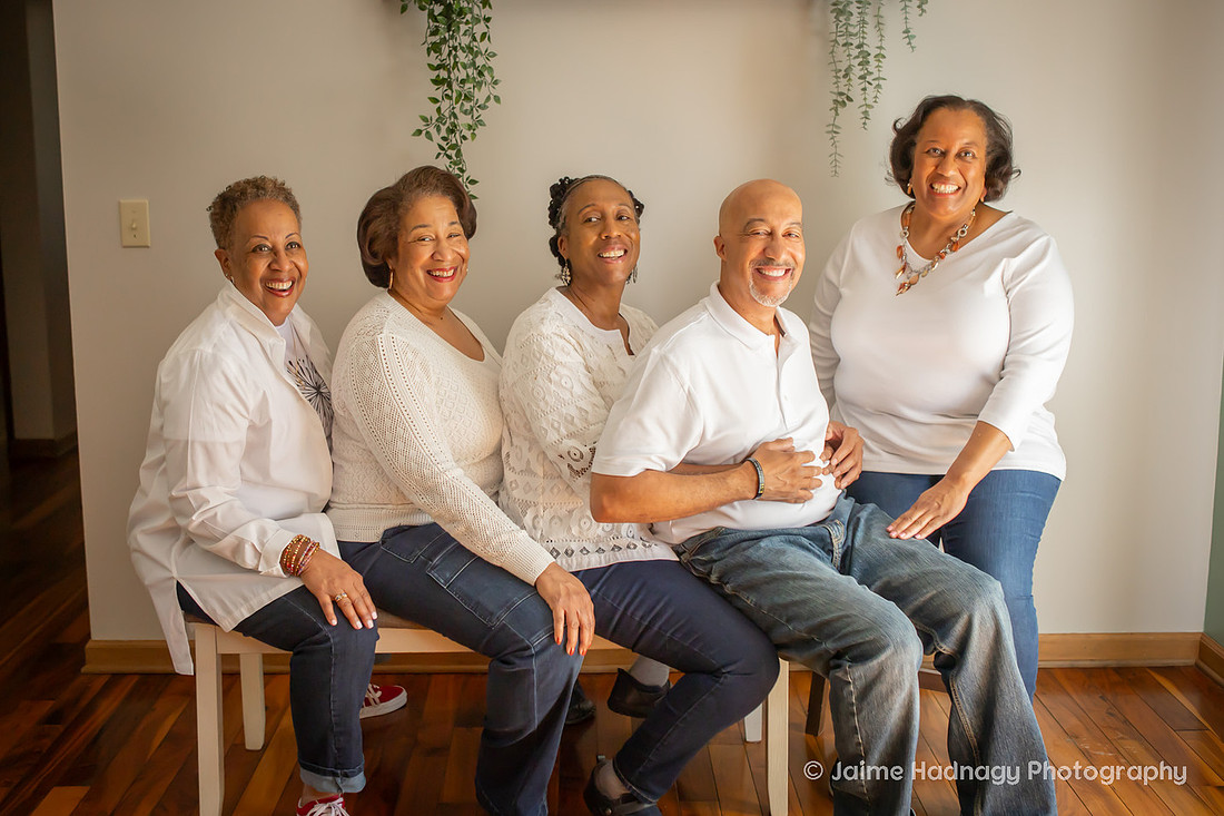 90th Birthday Family Photoshoot Indoors and Outdoors | Asheville Family Photographer