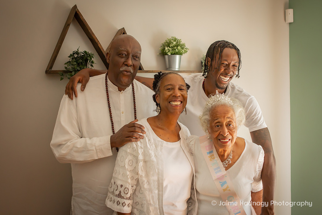 90th Birthday Family Photoshoot Indoors and Outdoors | Asheville Family Photographer