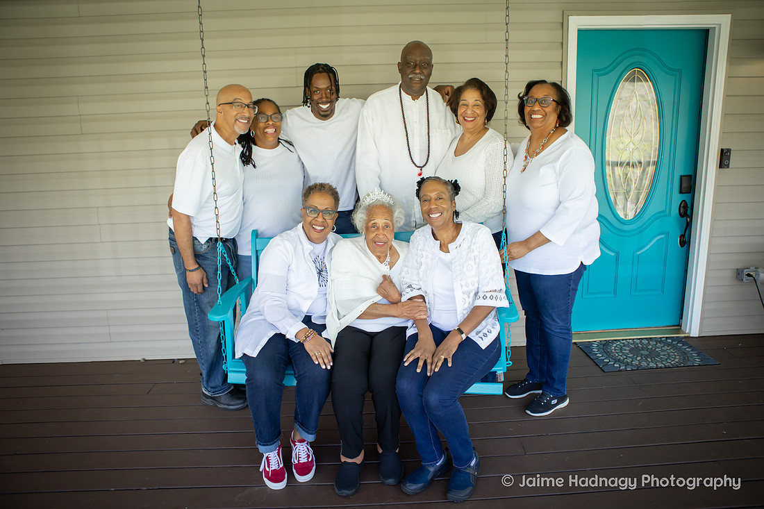90th Birthday Family Photoshoot Indoors and Outdoors | Asheville Family Photographer
