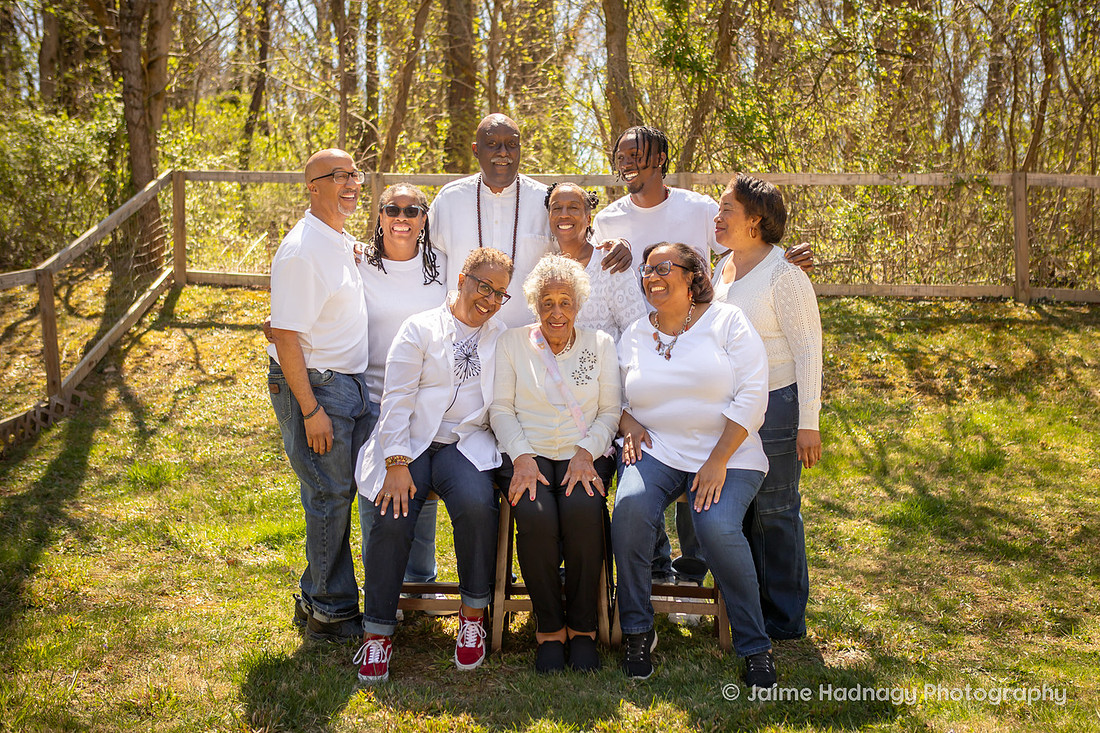 90th Birthday Family Photoshoot Indoors and Outdoors | Asheville Family Photographer