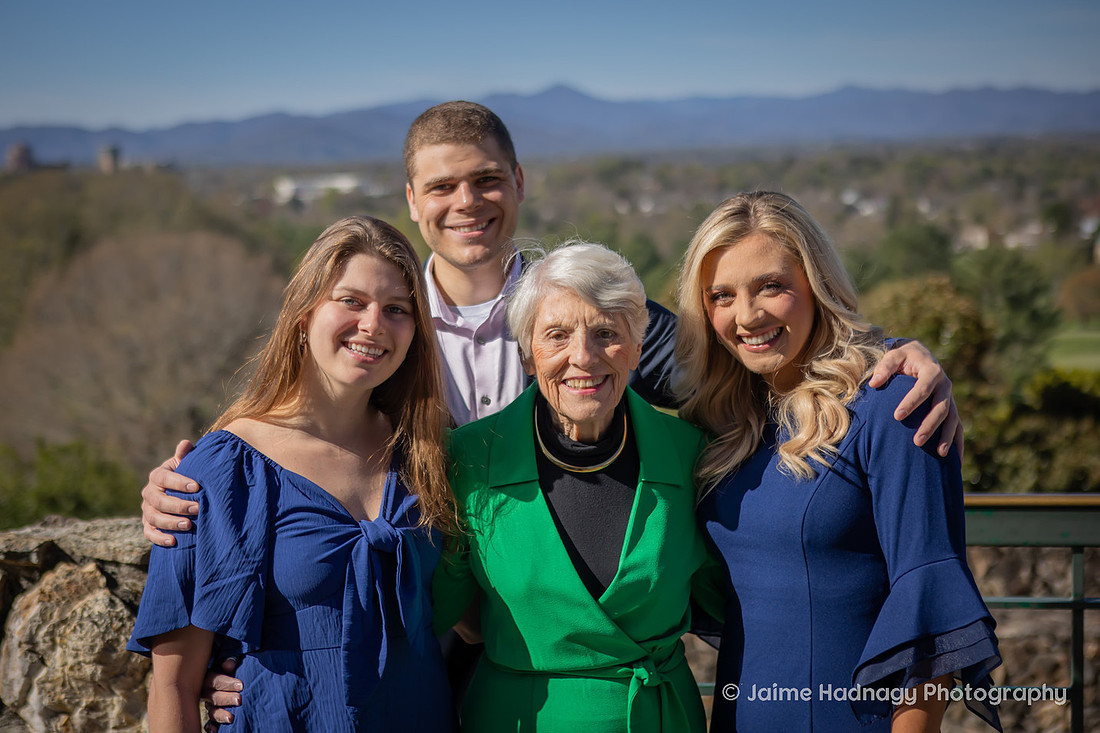Extended Family Photos at the Omni Grove Park Inn | Asheville Photographer | 90th Birthday Party