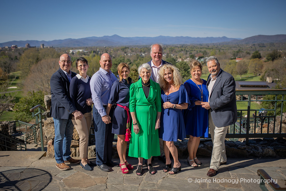 Extended Family Photos at the Omni Grove Park Inn | Asheville Photographer | 90th Birthday Party