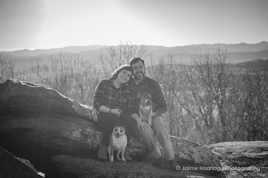 Black and White Pet Portrait
