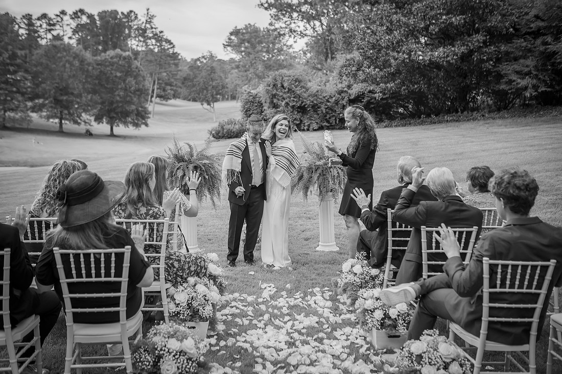 Happy Jewish Wedding in Asheville | Photographer