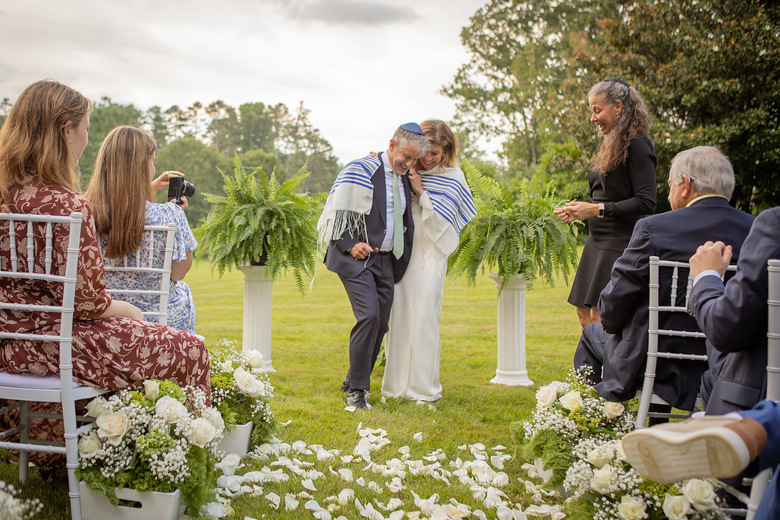 Happy Jewish Wedding in Asheville | Photographer