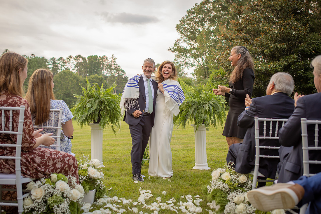 Happy Jewish Wedding in Asheville | Photographer