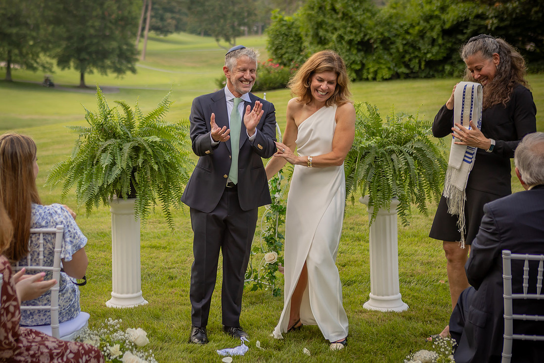 Happy Jewish Wedding in Asheville | Photographer
