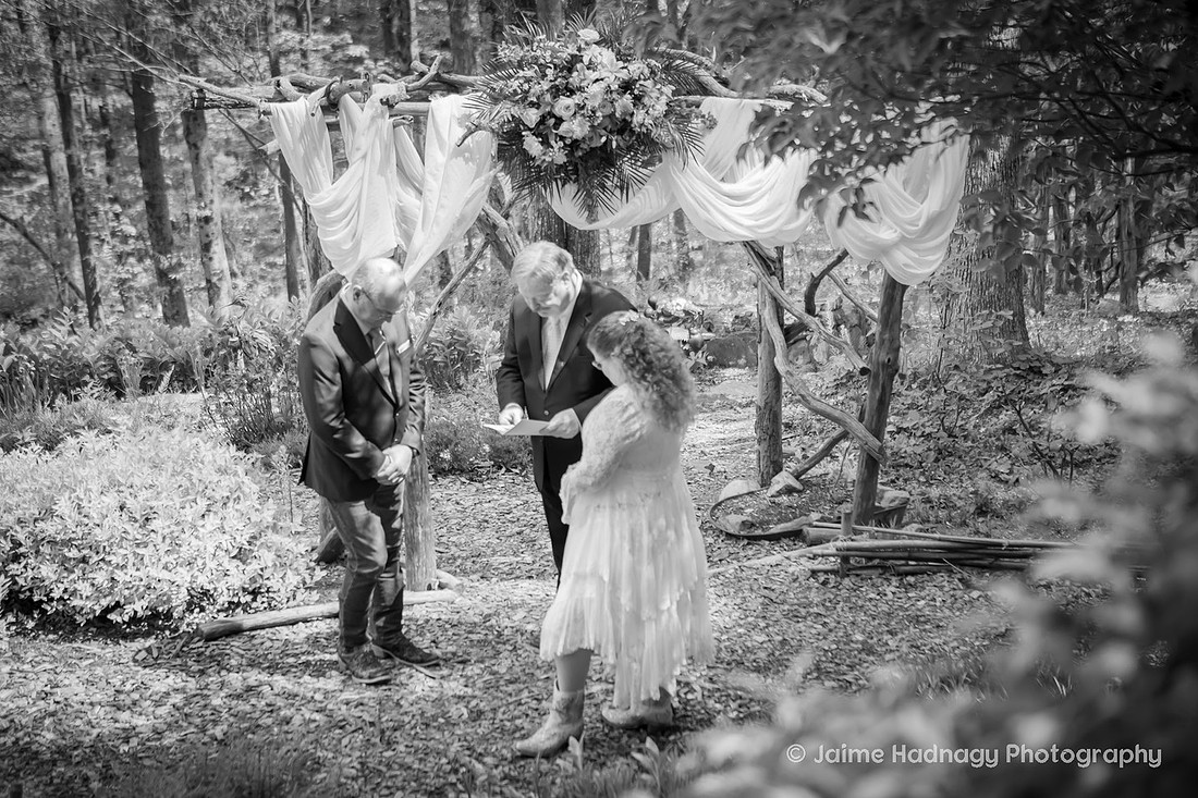 Wedding Portraits at Bent Creek Lodge | Asheville Elopement Photographer