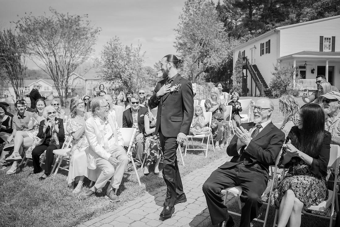Outdoor Wedding Ceremony Photographer Asheville