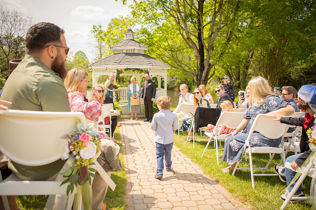 Outdoor Wedding Ceremony Photographer Asheville