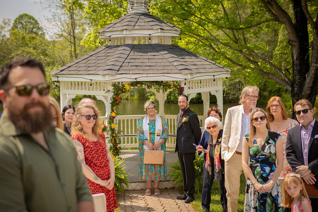 Outdoor Wedding Ceremony Photographer Asheville