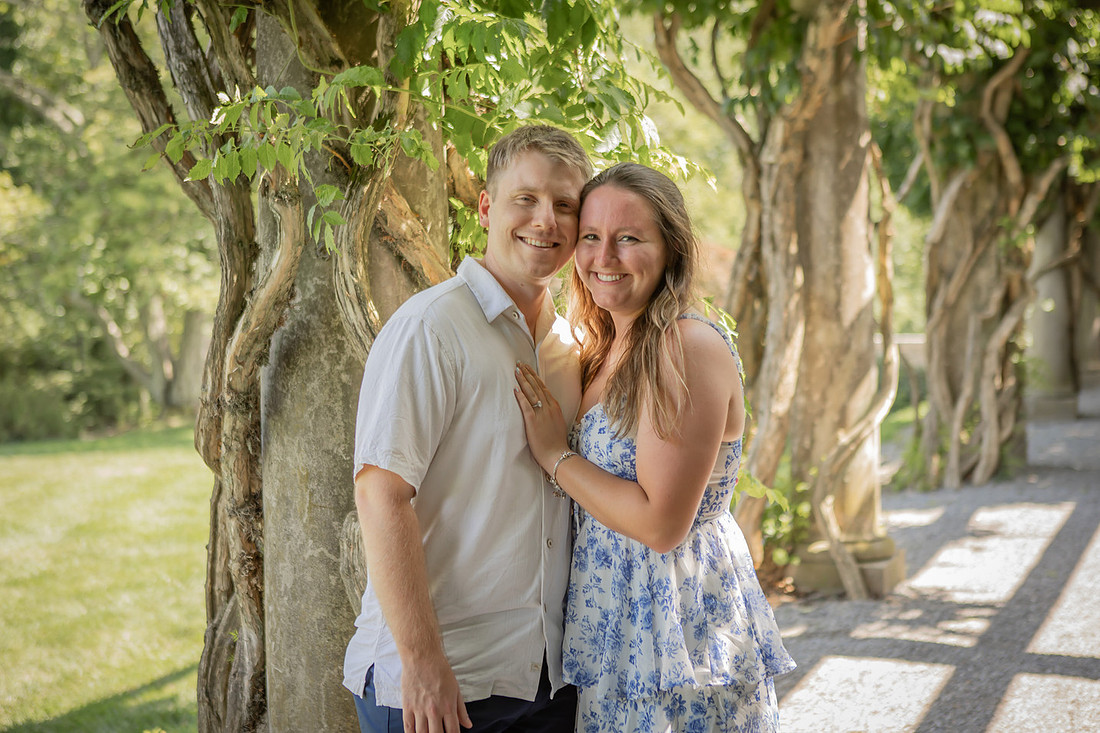 Engagement photography at the Biltmore Estate in Asheville