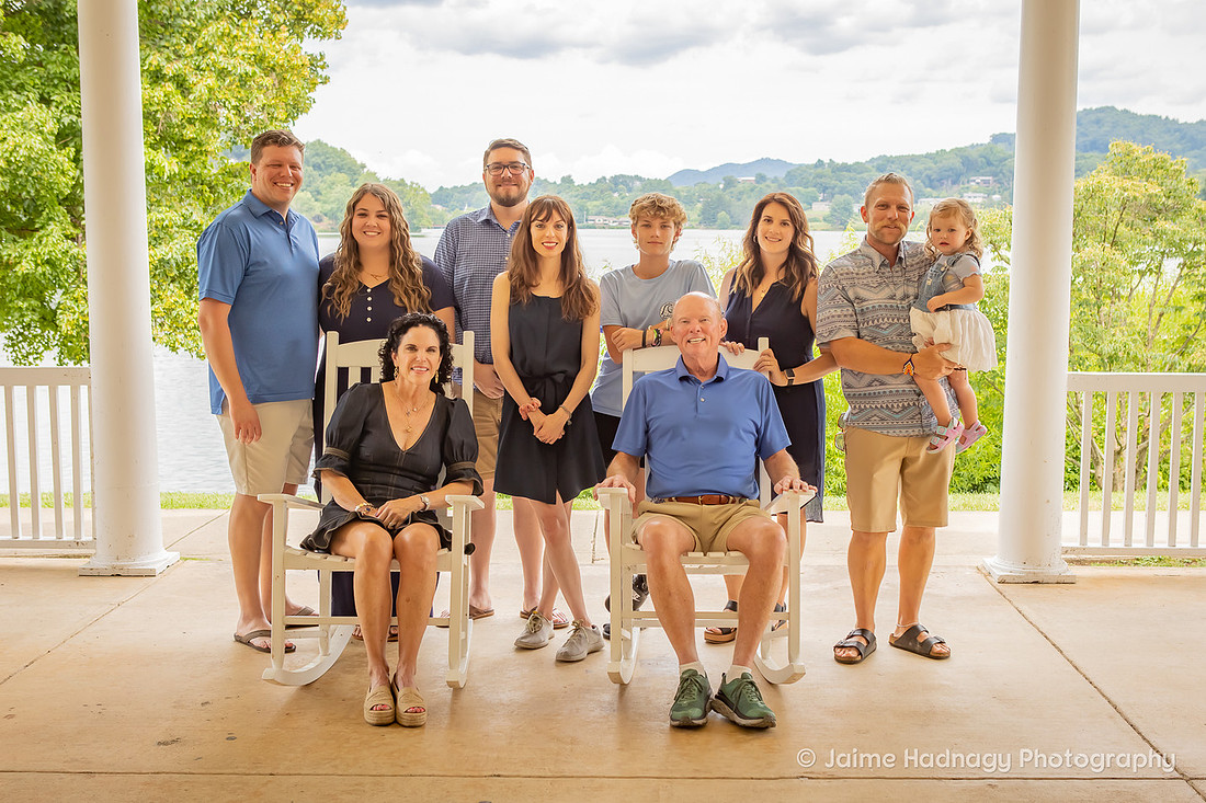 Family Photos at Lake Junaluska