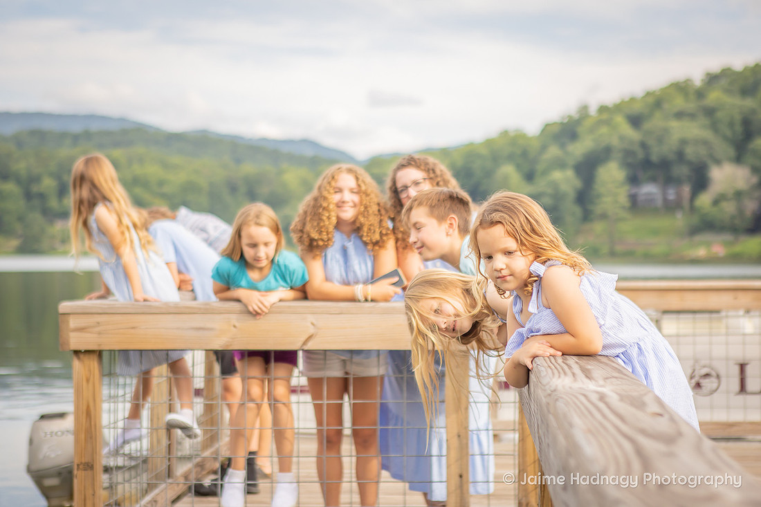 Family Reunion Party Photography at Lake Junaluska