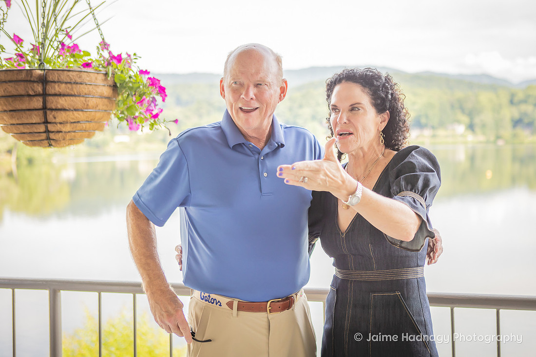 Family photos on Lake Junaluska