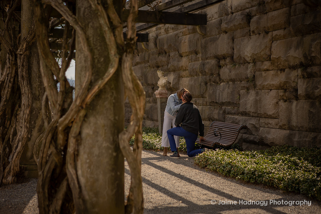 Proposal Photography at the Pergola at Biltmore Estate