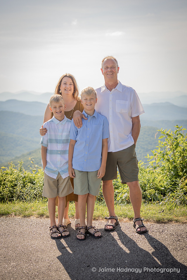Family Photos on The Blue Ridge Parkway