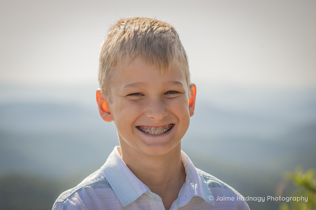 Asheville Vacation Family Photos in the Mountains on the Blue Ridge Parkway