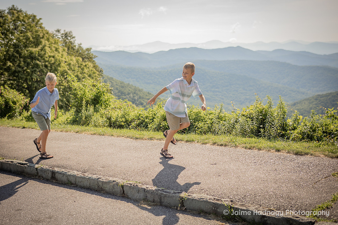 Asheville Family Photographer | Blue Ridge Parkway Overlook Photoshoot