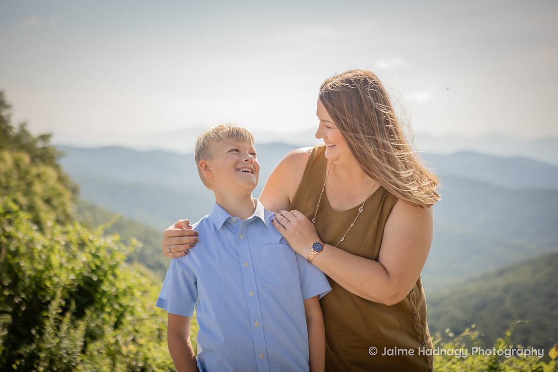 Asheville Family Photographer | Mountain Photoshoot