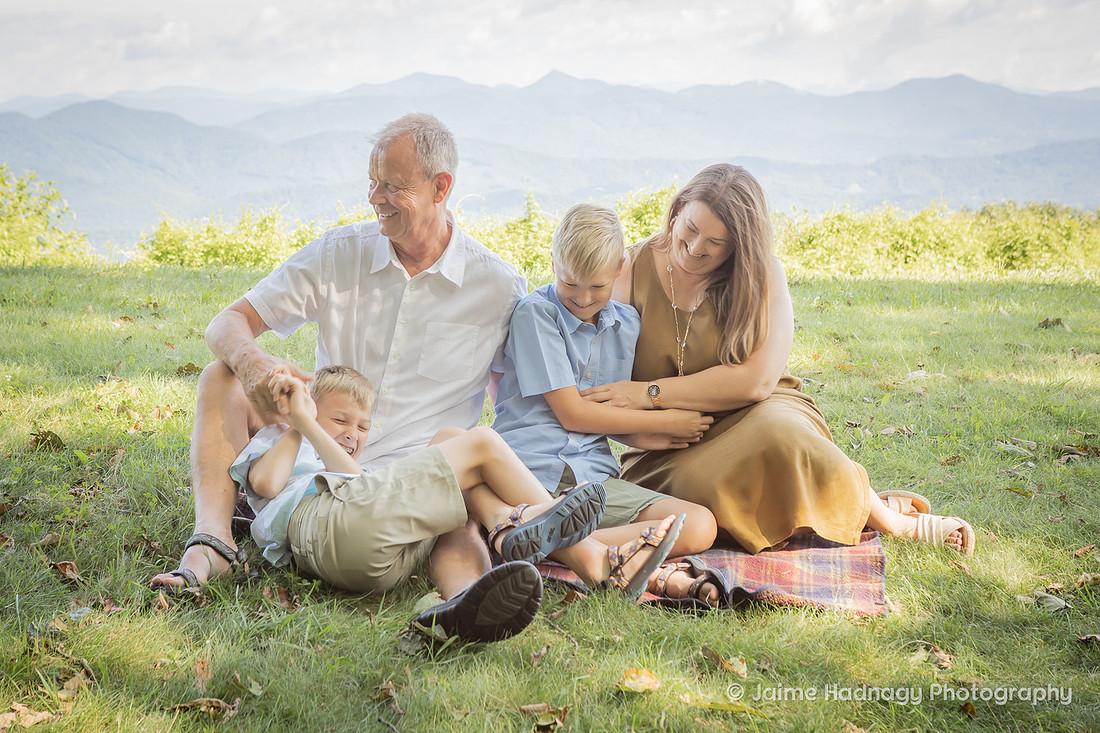 Family Photo Session on The Blue Ridge Parkway | Asheville Photographer