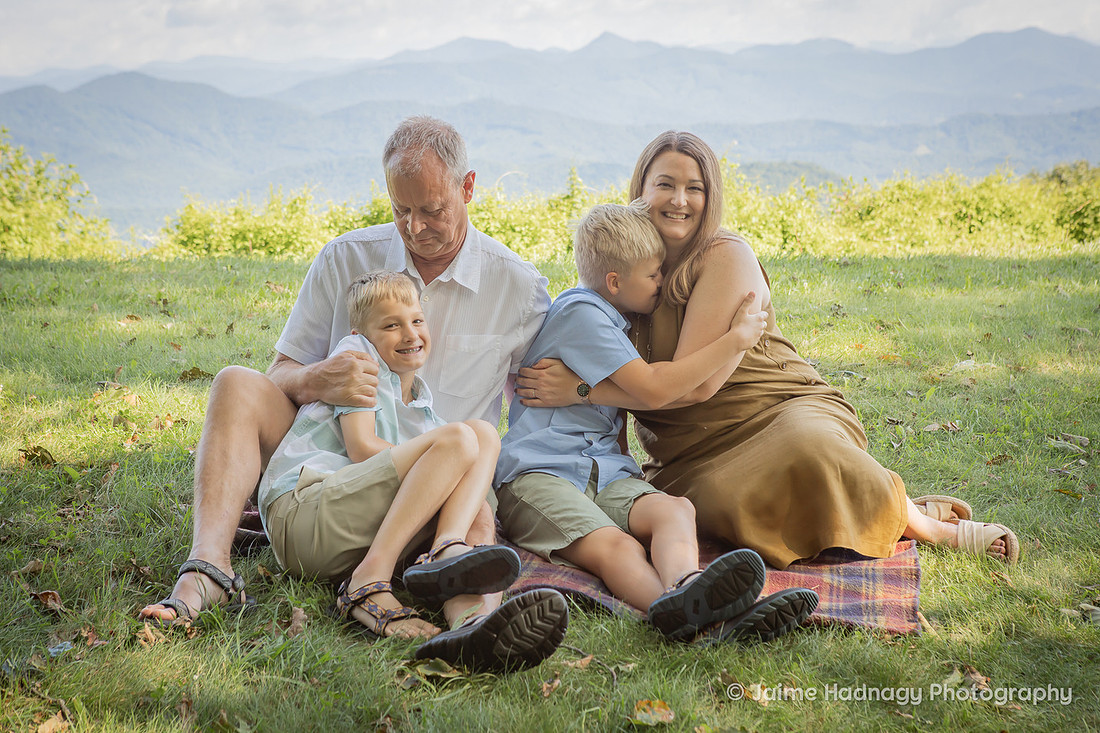 Family Photo Session on The Blue Ridge Parkway | Asheville Photographer