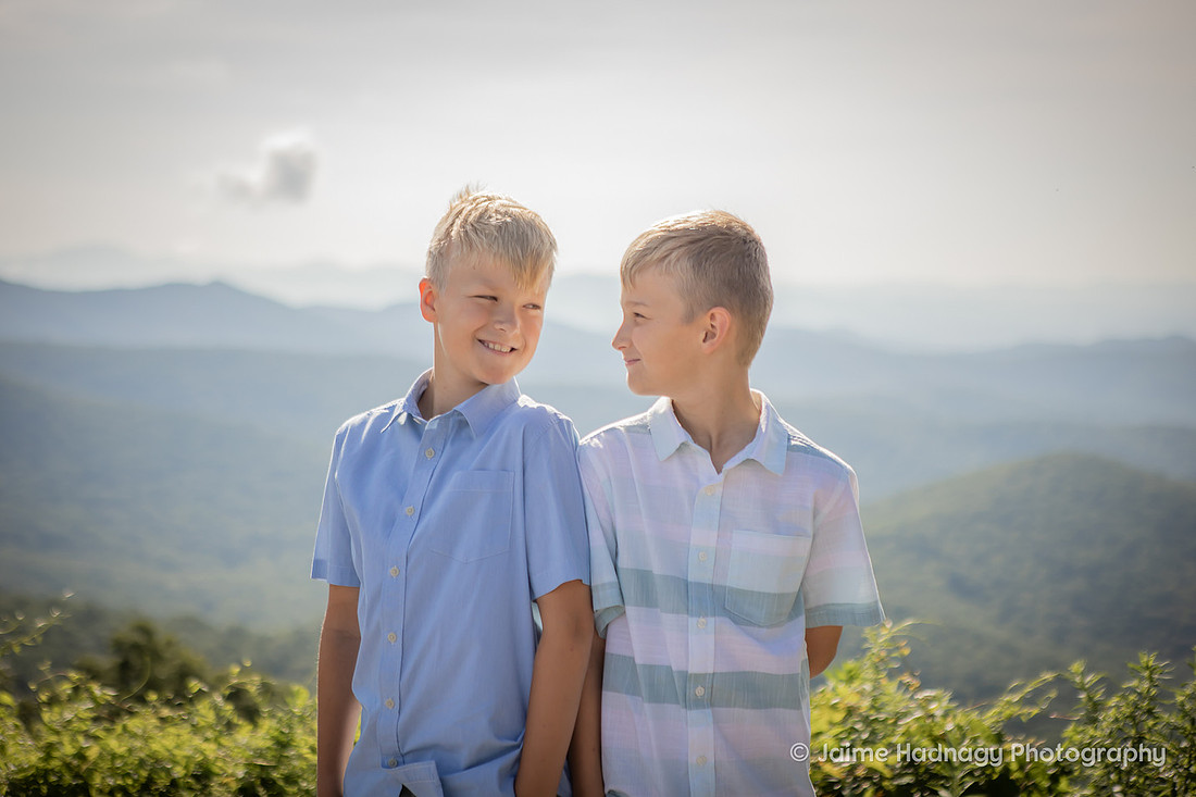 Asheville Children's Portraits in the Mountains