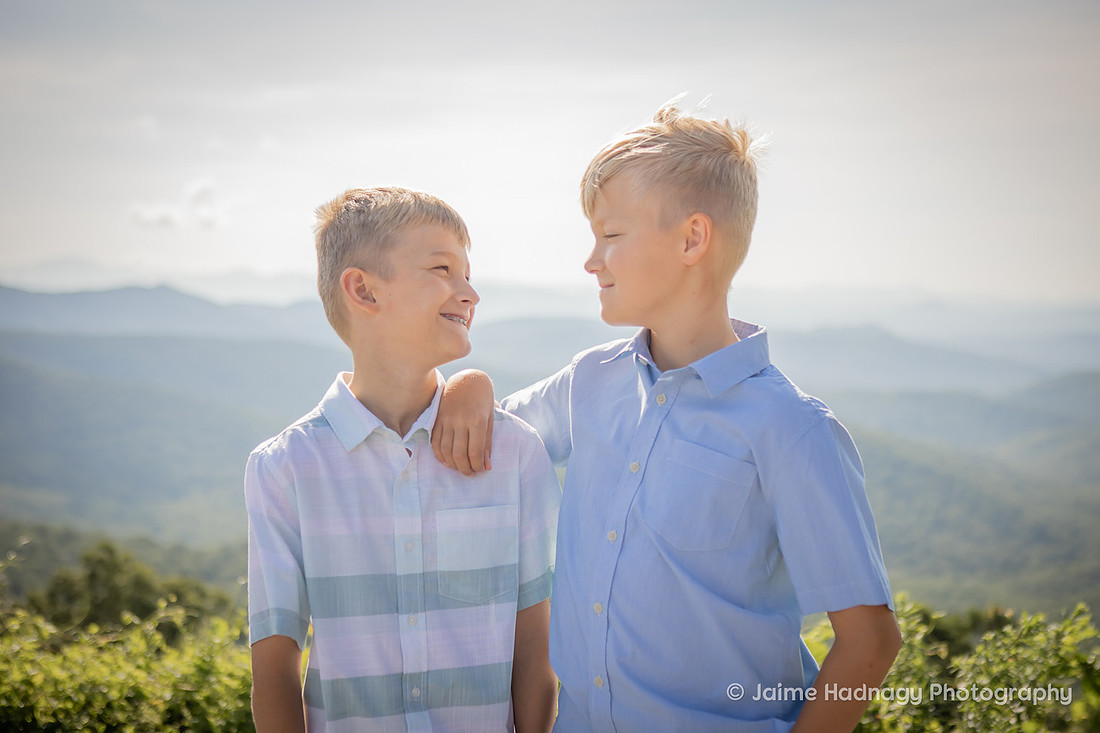 Asheville Children's Portraits in the Mountains