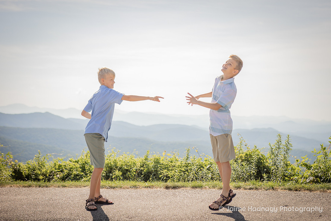 Asheville Children's Portraits in the Mountains