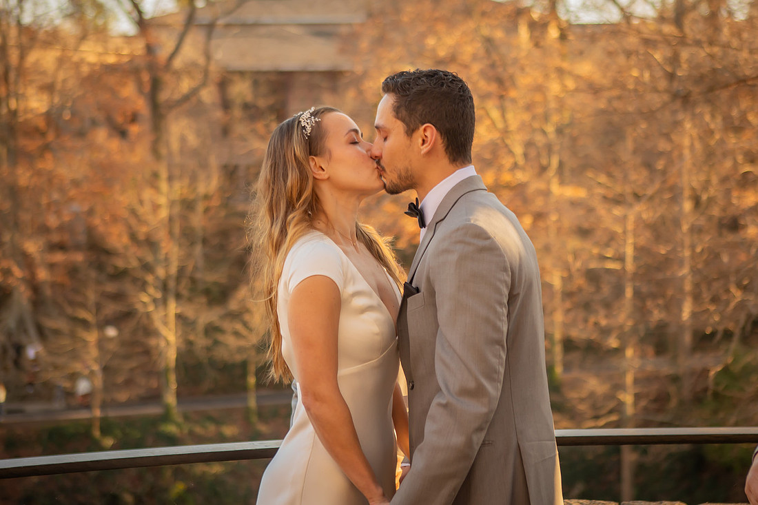 Wedding at Falls Park | Asheville Elopement Photographer